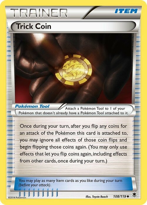 Trick Coin Card Front