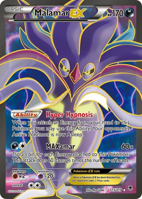 Malamar EX Card Front