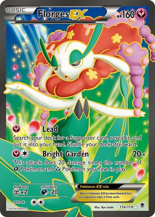 Florges EX Card Front