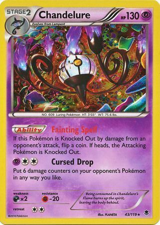 Chandelure Card Front