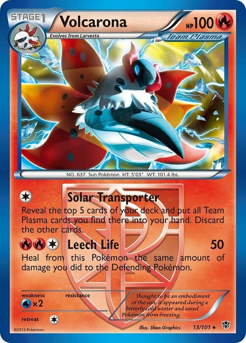 Volcarona Card Front