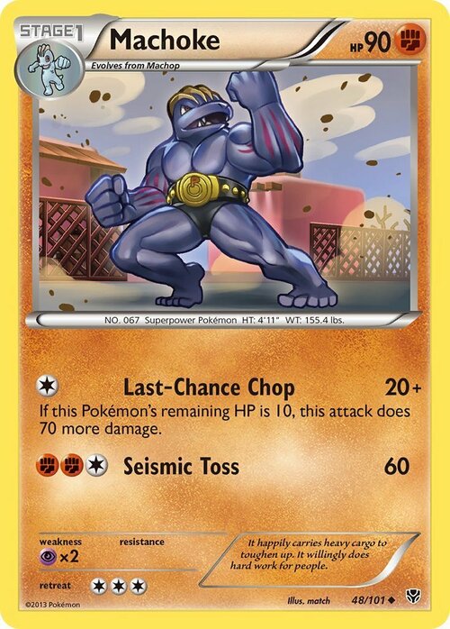 Machoke Card Front