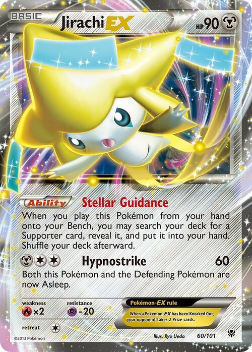 Jirachi EX Card Front