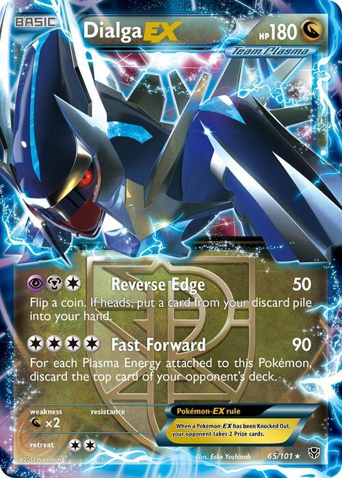 Dialga EX Card Front