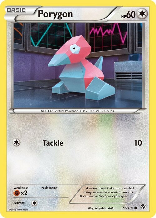 Porygon Card Front