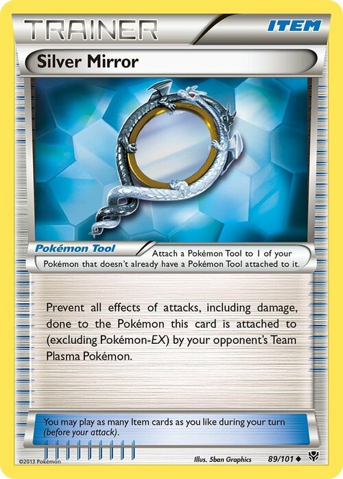 Silver Mirror Card Front