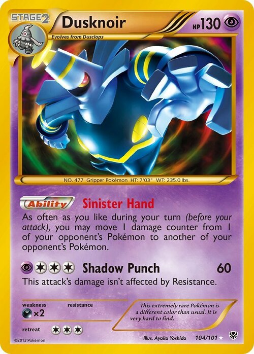 Dusknoir Card Front