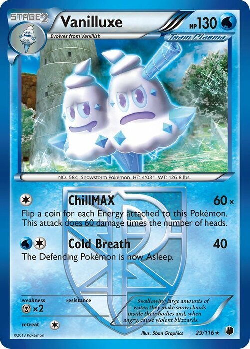 Vanilluxe Card Front