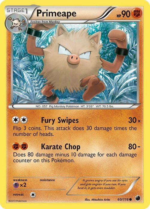 Primeape Card Front