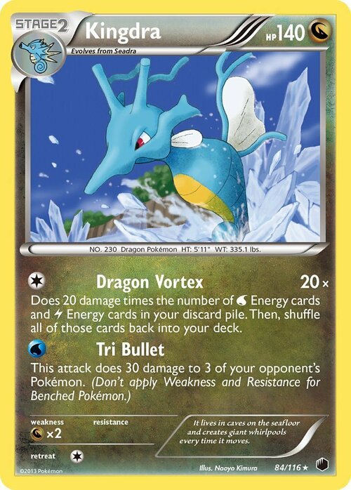 Kingdra Card Front