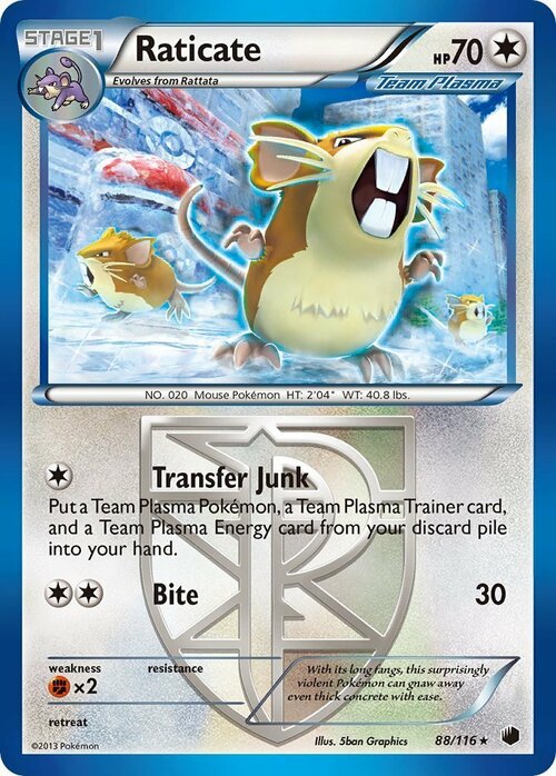 Raticate Card Front