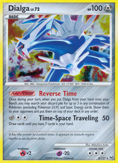 Dialga Lv.72 Card Front