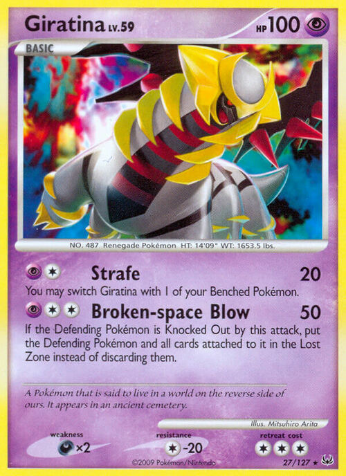 Giratina Lv.59 Card Front