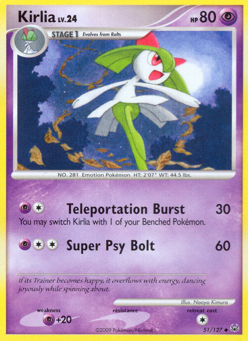 Kirlia Lv.24 Card Front