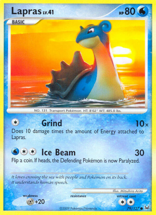 Lapras Lv.41 Card Front