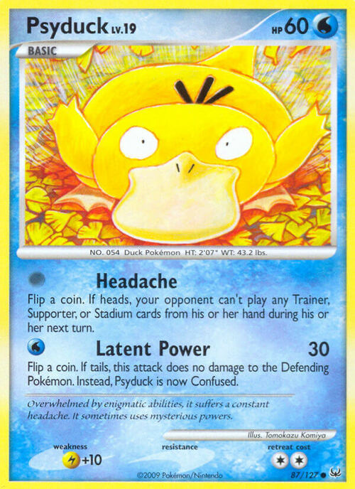 Psyduck Lv.19 Card Front