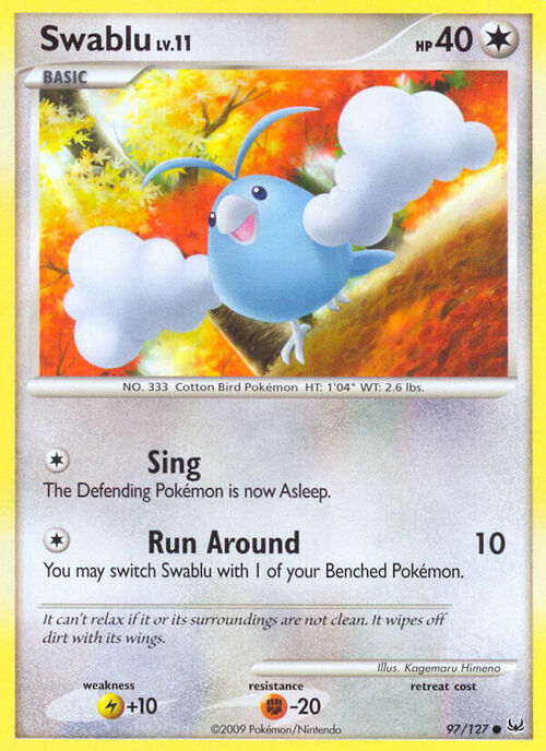 Swablu Lv.11 Card Front