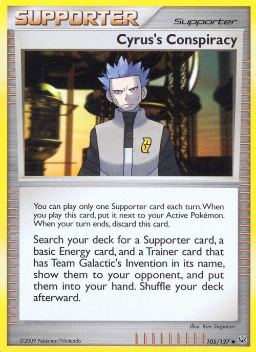 Cyrus's Conspiracy Card Front