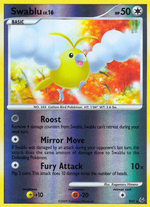 Swablu Lv.16 Card Front