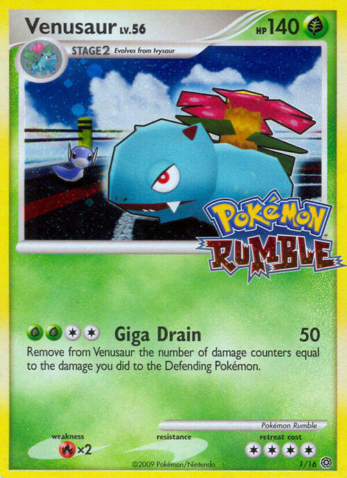 Venusaur Card Front