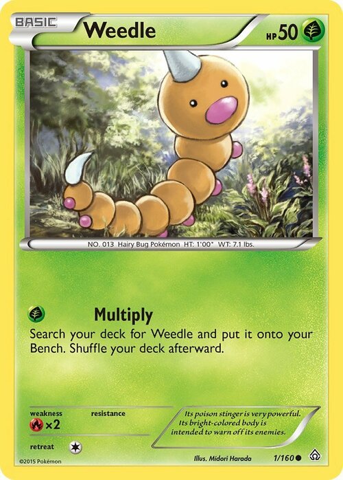 Weedle Card Front