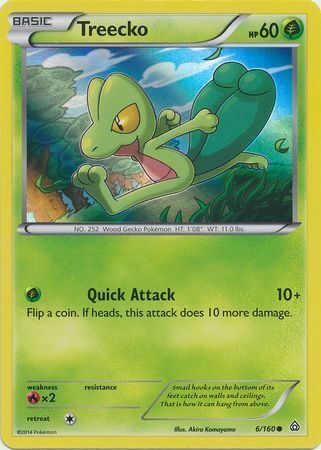 Treecko Card Front