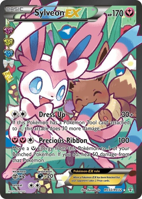 Sylveon EX Card Front