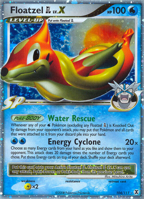 Floatzel GL LV.X Card Front