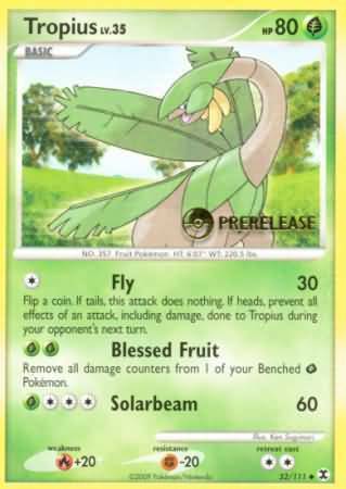 Tropius Card Front