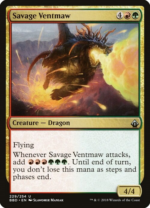 Savage Ventmaw Card Front