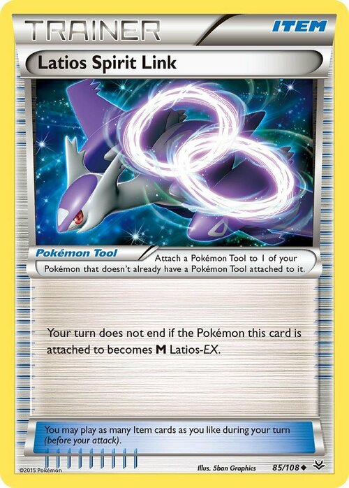 Latios Spirit Link Card Front