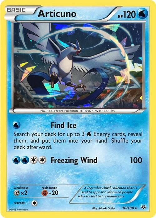 Articuno Card Front