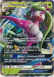 Tsareena GX [Side Eye | Jumping Side Kick | Queen's Command GX]