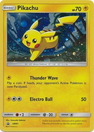 Pikachu Card Front