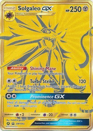 Solgaleo GX Card Front