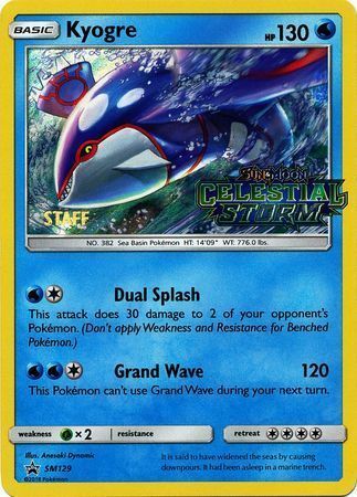 Kyogre Card Front