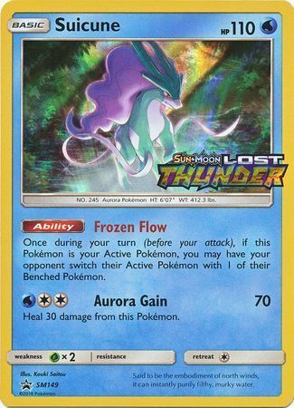 Suicune Card Front