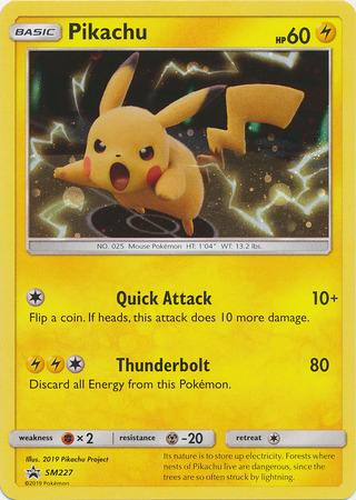 Pikachu Card Front