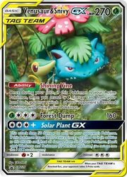 Venusaur & Snivy GX [Shining Vine | Forest Dump | Solar Plant GX]