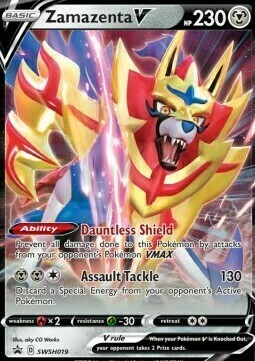 Zamazenta V Card Front