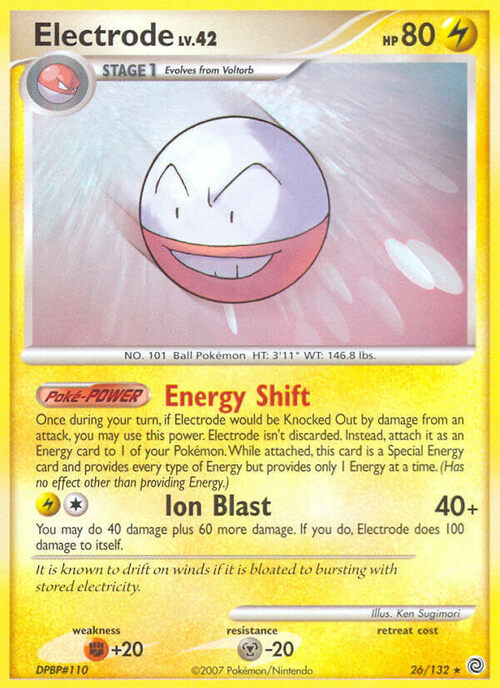 Electrode Lv.42 Card Front