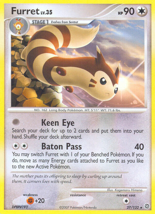 Furret Lv.35 Card Front