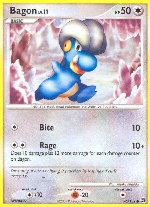 Bagon Lv.11 Card Front