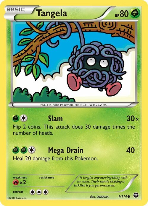 Tangela Card Front