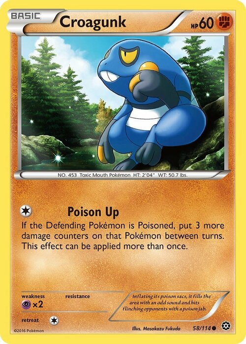 Croagunk Card Front