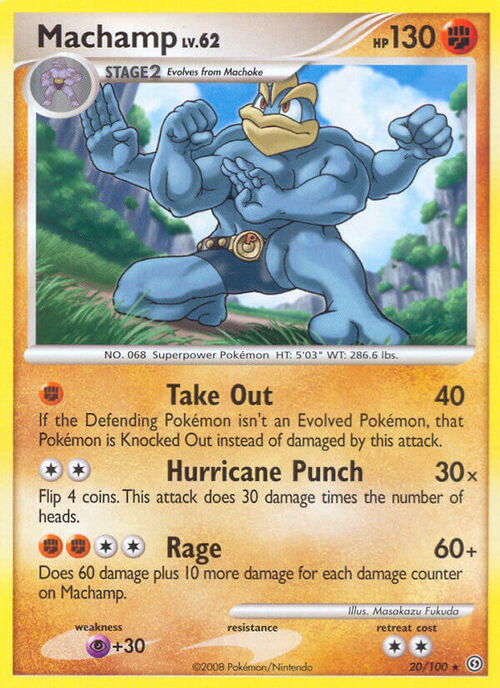 Machamp Card Front