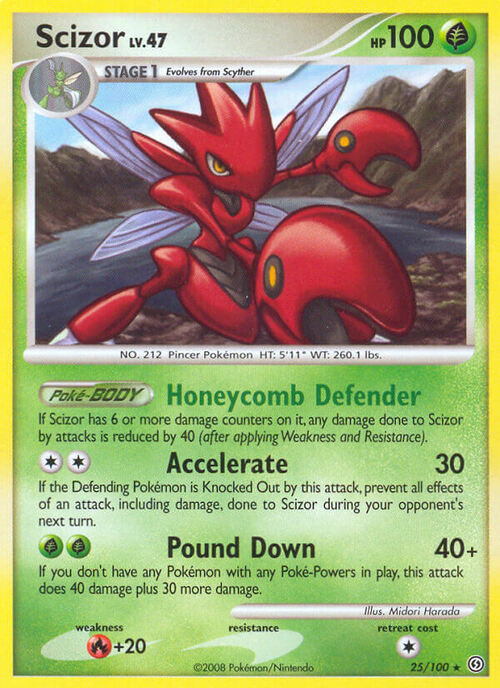 Scizor Card Front