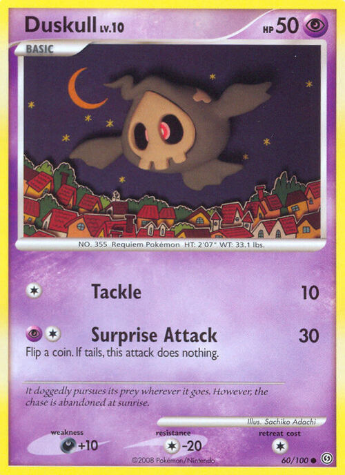 Duskull Card Front