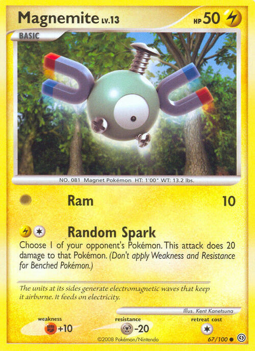 Magnemite Card Front