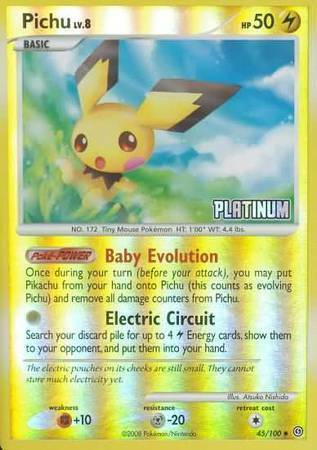 Pichu Card Front